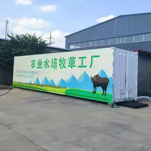 农业水培牧草工厂 水培牧草设备 养殖小麦草饲料牧草生产设备