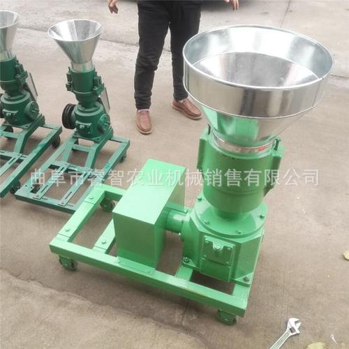 甘肃新款饲料颗粒机 平模颗粒机价格 优质养殖秸秆牧草制粒机促销